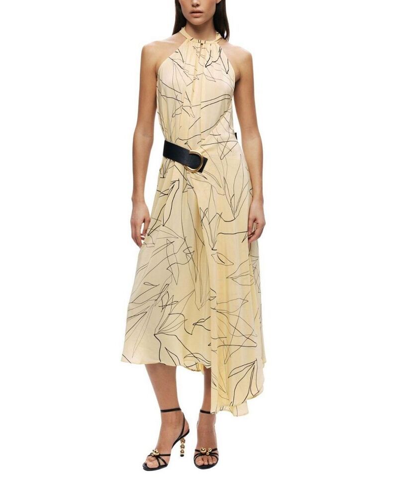 ノクチューン レディース トップス ワンピース プリント ミディ ホルター NOCTURNE Printed Halter Midi Dress MultiColored マルチカラー
