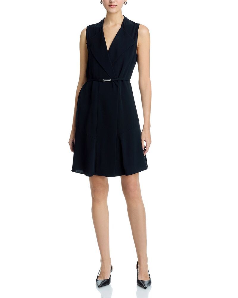 ボス レディース トップス ワンピース BOSS Dimosa Wing Lapel Wrap Dress Black ブラック