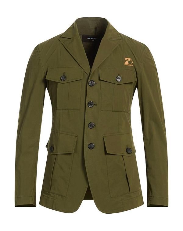 ディースクエアード メンズ アウター ジャケット・ブルゾン DSQUARED2 Military Green グリーン