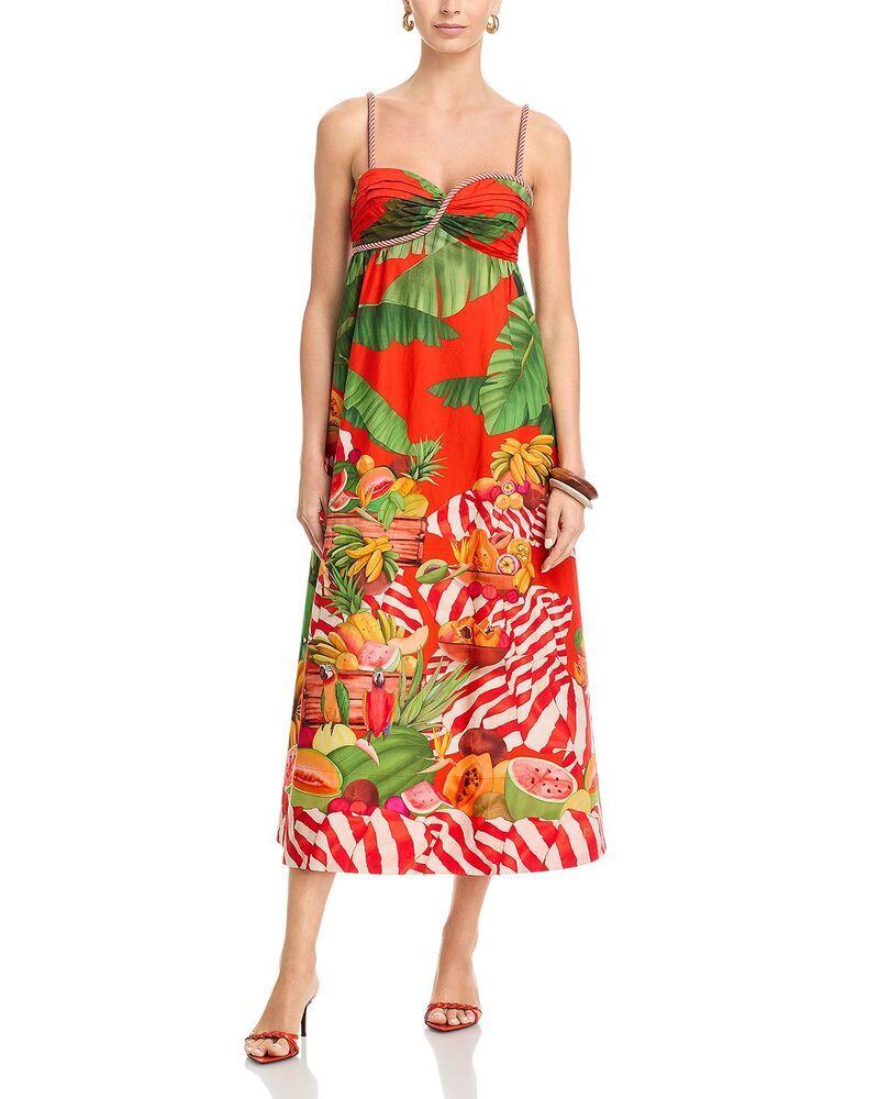 ファーム レディース トップス ワンピース FARM Rio Fruitrolley Dress Fruitrolly Red レッド