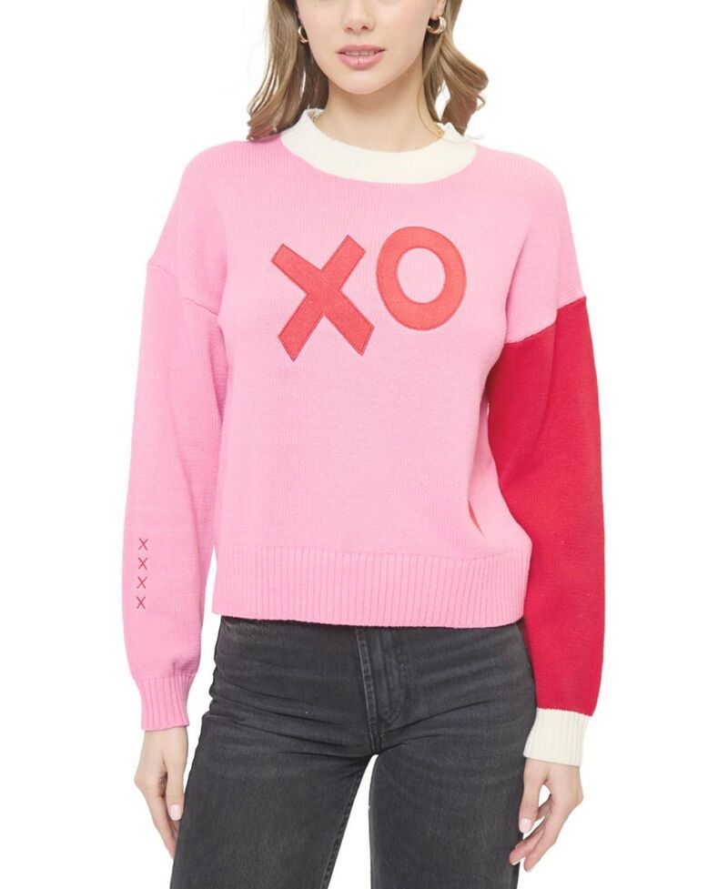 セントラルパークウェスト レディース アウター ニット・セーター Central Park West Womens Heart Valentines Crew SweateroseIvory アイボリー