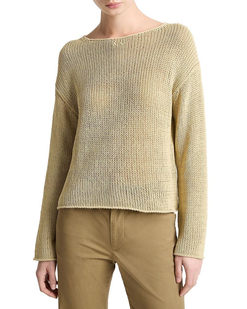 ヴィンス レディース アウター ニット・セーター クルーネック Vince Crewneck Sweater Maiz