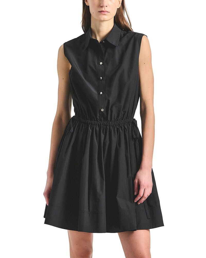 デレクラムテンクロスバイ レディース トップス ワンピース Derek Lam 10 Crosby Tristan Dress Black ブラック