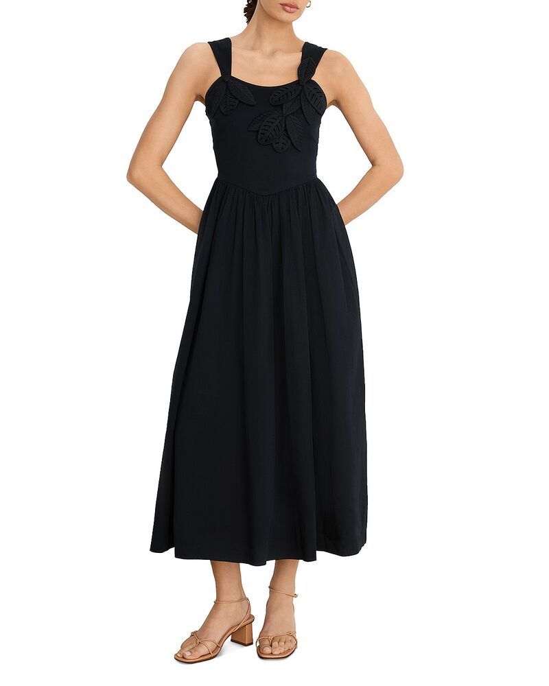 ニックプラスゾーイ レディース トップス ワンピース NICZOE Appliqu Eloise Dress Dark Indigo インディゴ