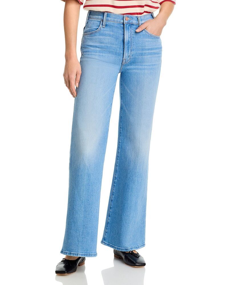 マザー レディース ボトムス デニムパンツ ジーンズ MOTHER The Hustleroller Sneak High Rise Jeans in Room Service Room Service