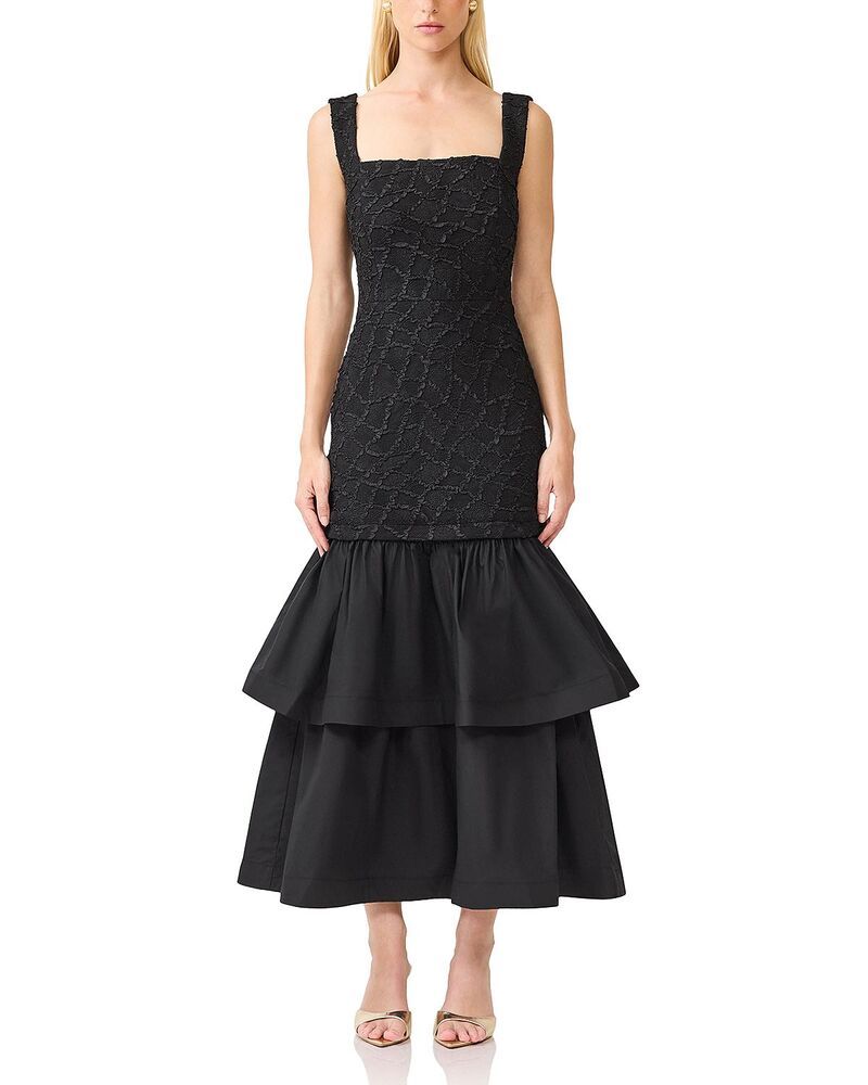 エリアット レディース トップス ワンピース ティアード Elliatt Alexandra Tiered Gown Black ブラック