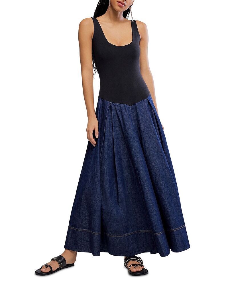 フリーピープル レディース トップス ワンピース Free Peoplelio Scoop Neck Dress Dark Combo