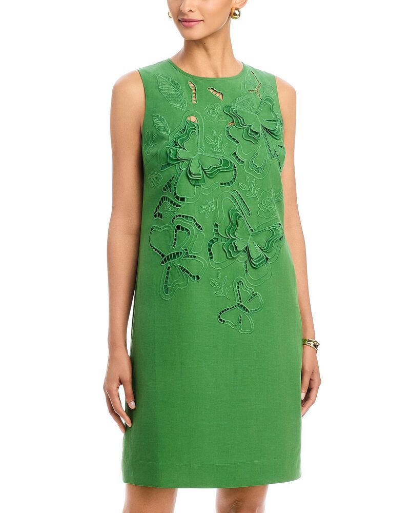エリータハリ レディース トップス ワンピース Elie Tahari The Isabella Dress Paradise Green グリーン