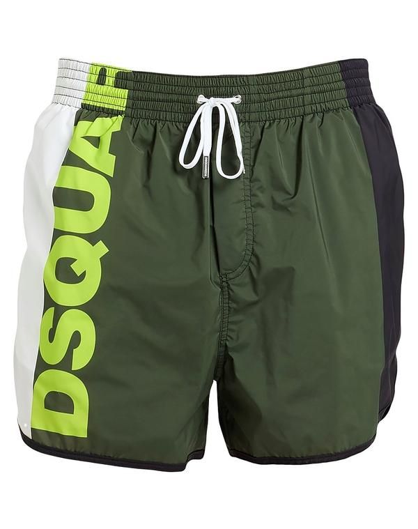 ディースクエアード メンズ 水着 ハーフパンツ・ショーツ DSQUARED2 Military Green グリーン