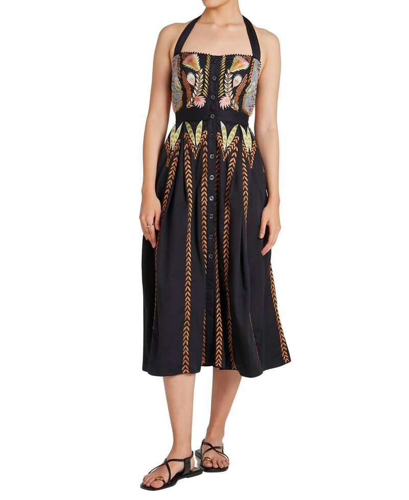 テンパリーロンドン レディース トップス ワンピース Temperley London Womens Juniper Dress Black ブラック