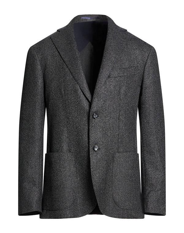 バルバナポリ メンズ アウター ジャケット・ブルゾン テーラードジャケット BARBA Napoli Charcoal チャコール