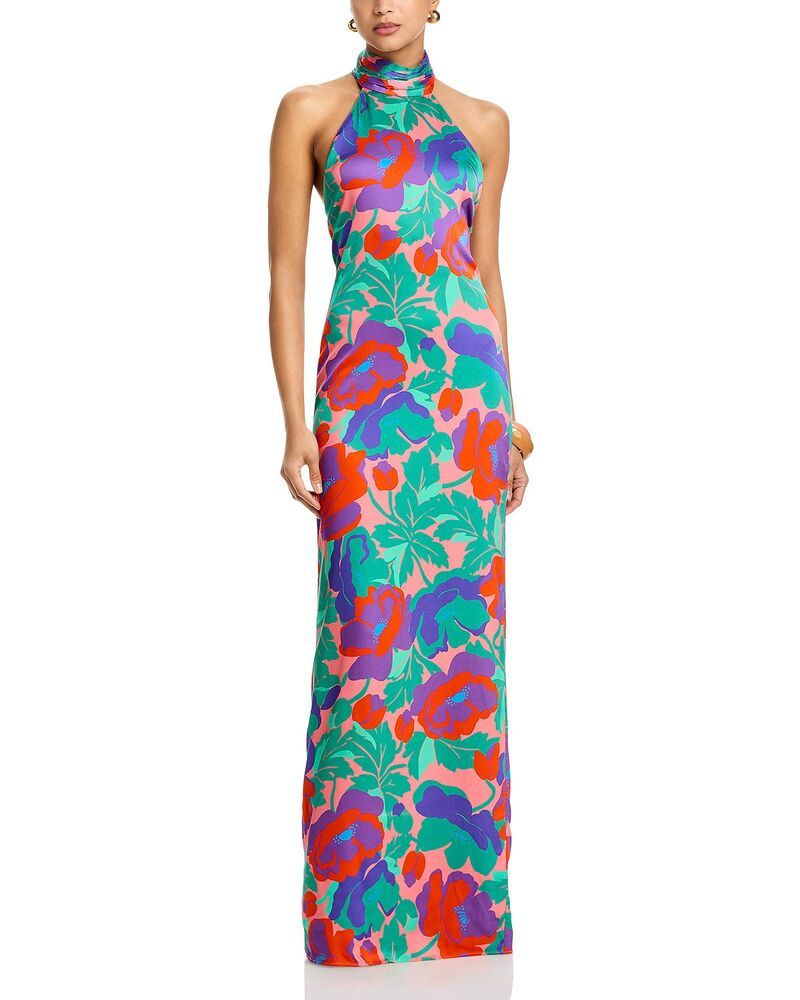 レイミー ブルック レディース トップス ワンピース フラワー柄 フラワー Ramy Brook Dahlia Tatiana Floral Gown Coral Floral コーラル