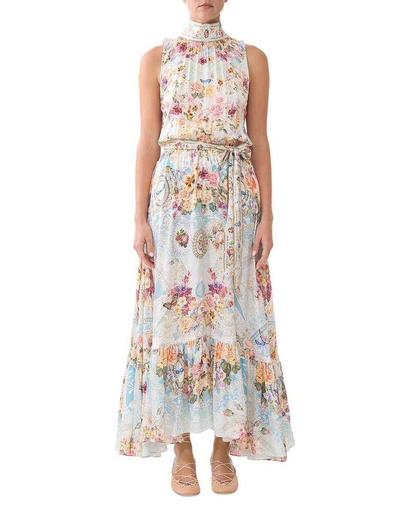 キャミラ レディース トップス ワンピース シルク マキシ Camilla Silk Tie Neck Maxi Dress A Taste For Lace 137,900円
