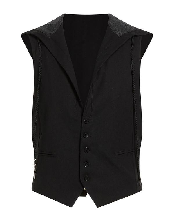 ビッケンバーグス メンズ トップス ベスト ジレ BIKKEMBERGS Black ブラック