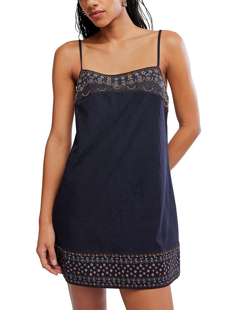 フリーピープル レディース トップス ワンピース ミニ Free People Sunspell Mini Dress Black Combo ブラック