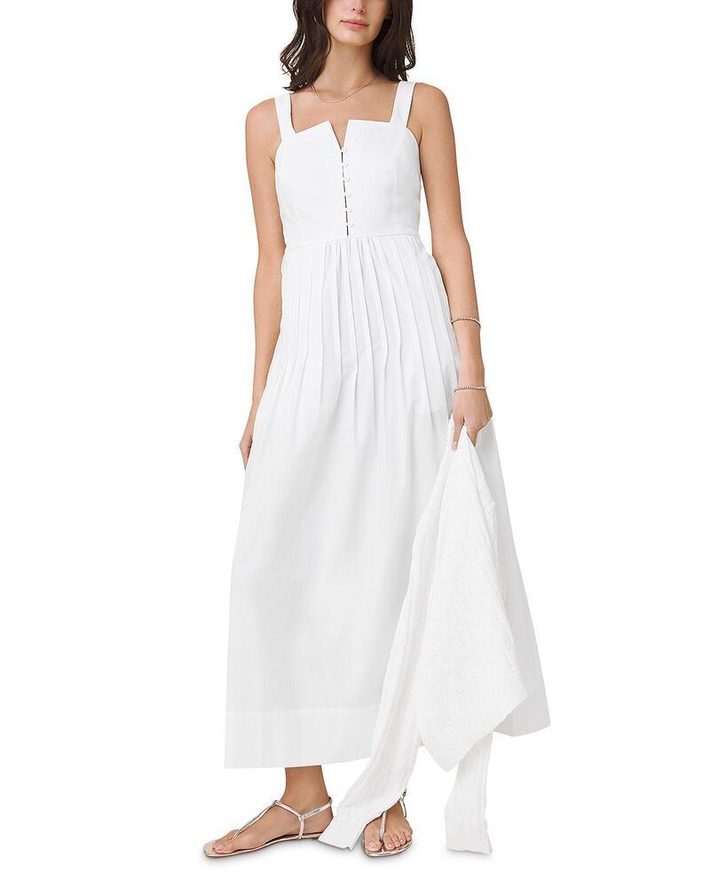 スプレンディット レディース トップス ワンピース Splendid Maggie Dress White ホワイト