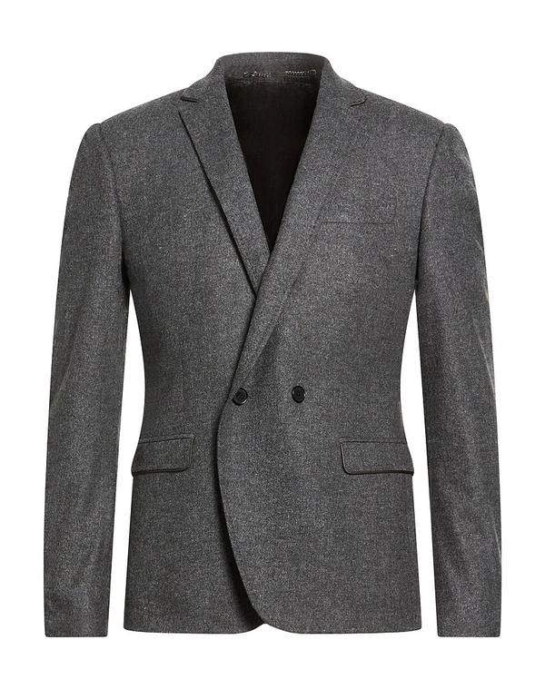 ビッケンバーグス メンズ アウター ジャケット・ブルゾン BIKKEMBERGS Charcoal チャコール