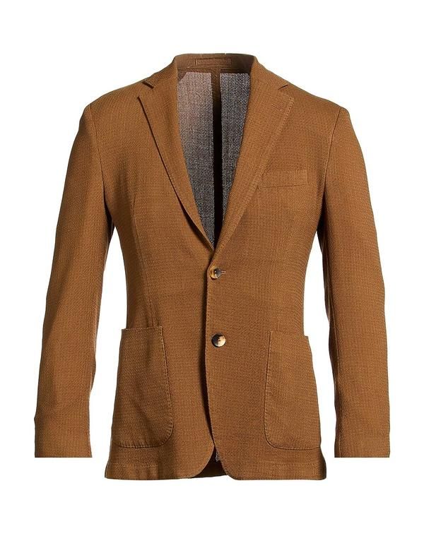 ラルディーニ メンズ アウター ジャケット・ブルゾン テーラードジャケット LARDINI Mustard マスタード