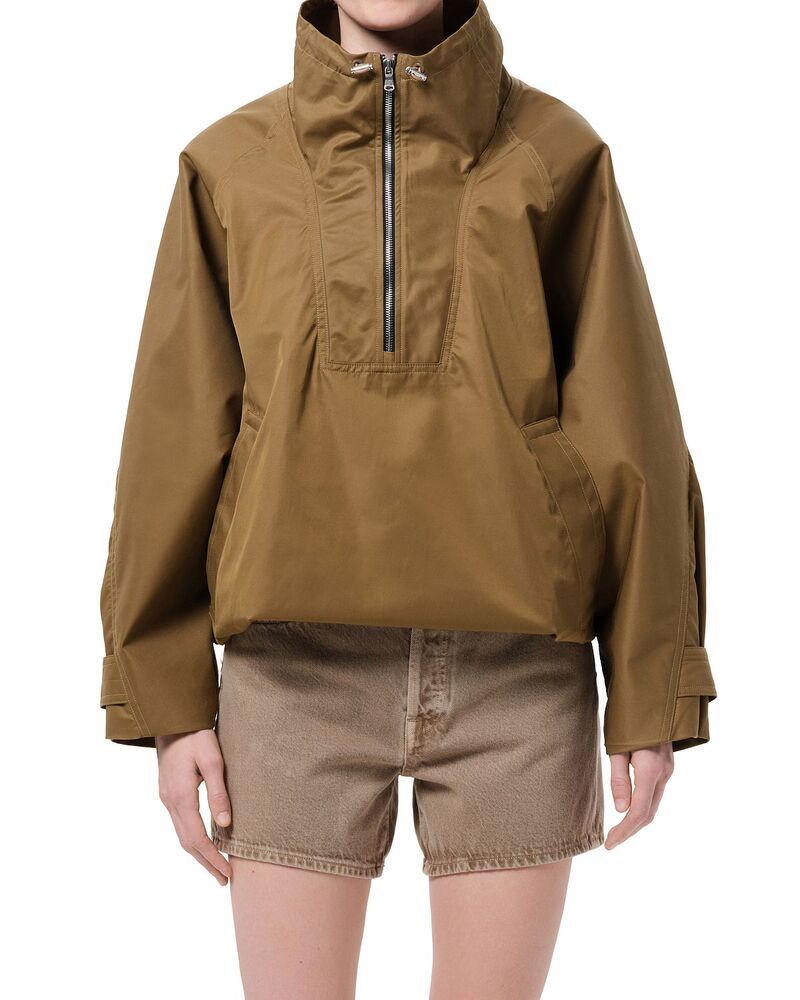 アゴルド レディース アウター ジャケット・ブルゾン スタンドネック AGOLDE Coulson Funnel Neck Jacket Khaki カーキ