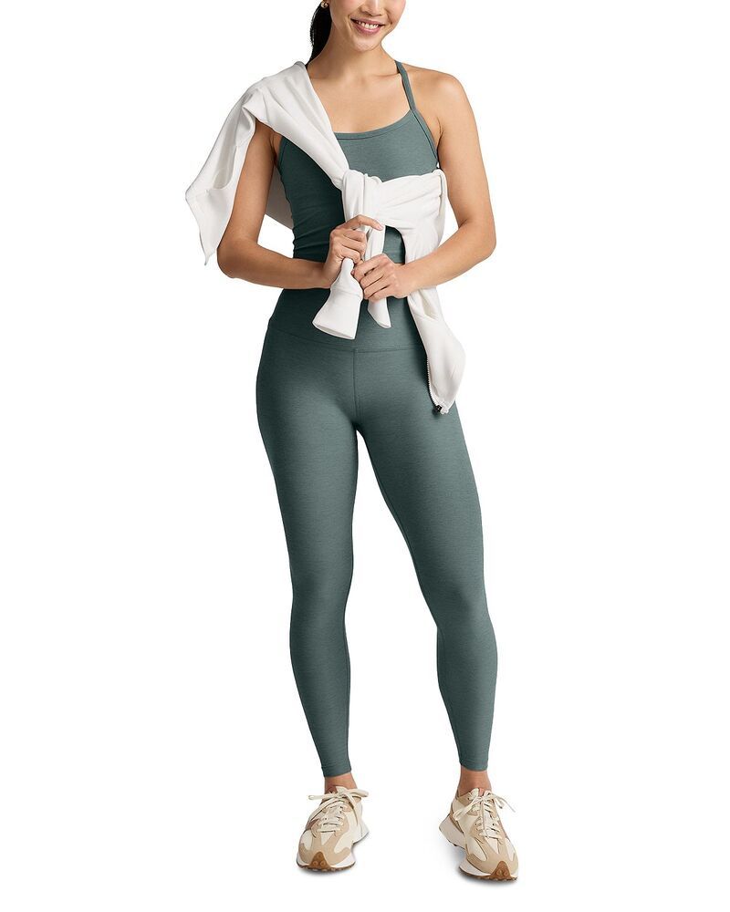 ビヨンドヨガ レディース ボトムス レギンス ミディ Beyond Yoga Spacedye Caught In The Midi High Waisted Leggingstorm Heather ヘザー