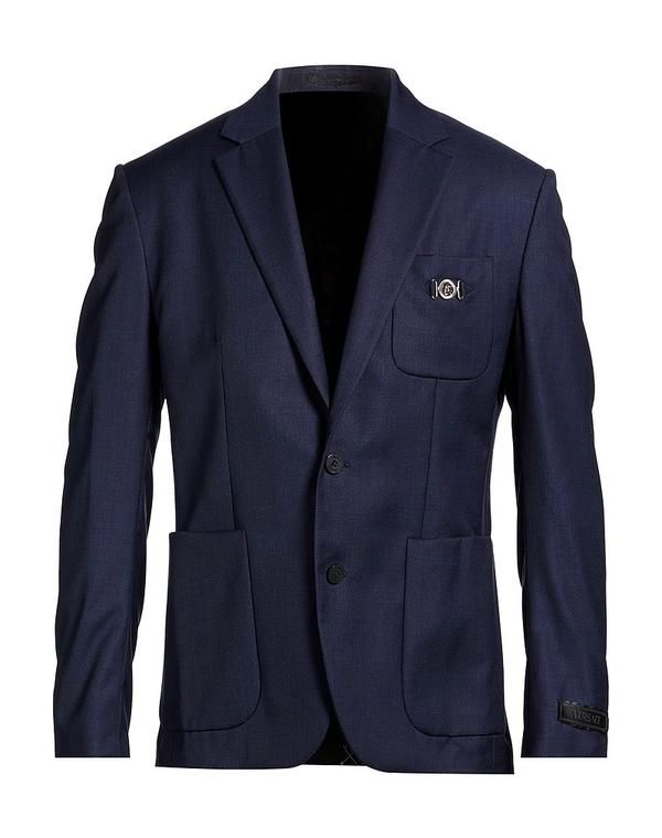 ヴェルサーチ メンズ アウター ジャケット・ブルゾン VERSACE Midnight Blue ブルー