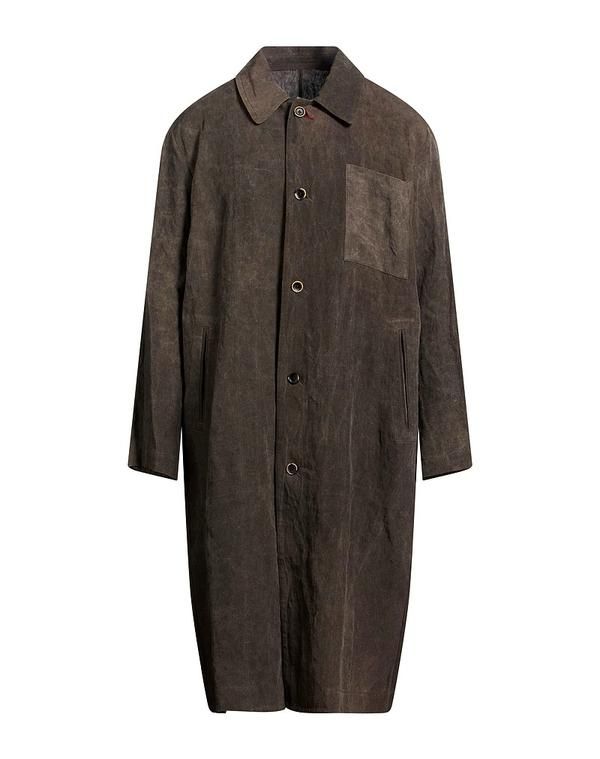 ユマ ワン メンズ アウター コート UMA WANG Chocolate Brown ブラウン