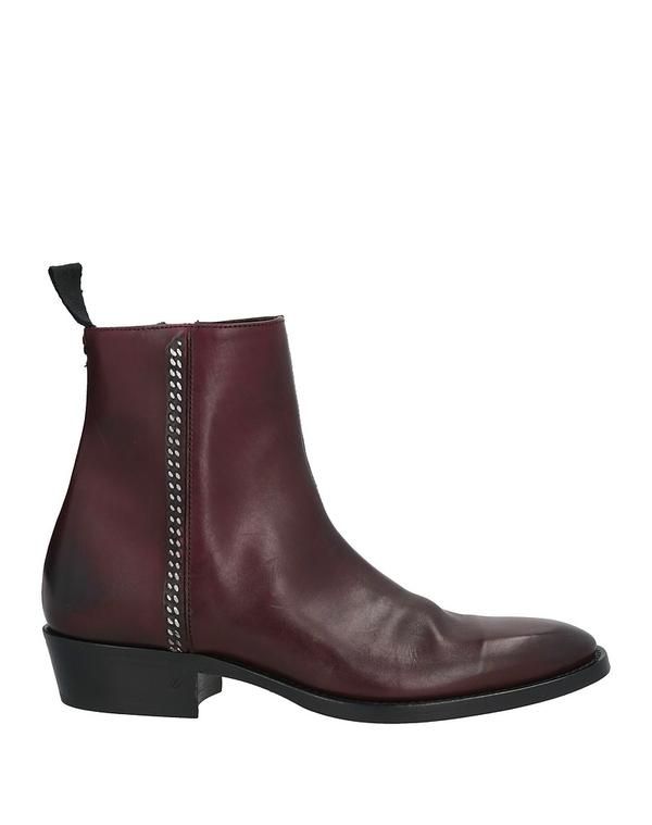 ジョンバルベイトス メンズ シューズ ブーツ・レインブーツ ショートブーツ JOHN VARVATOS Bordeaux