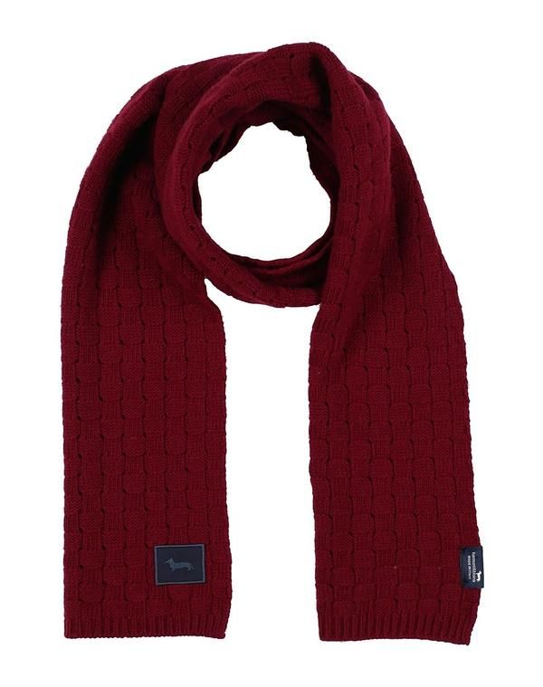ハーモント ブレイン メンズ アクセサリー マフラー・ストール・スカーフ マフラースカーフ HARMONT BLAINE Bordeaux