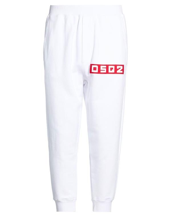 ディースクエアード メンズ ボトムス カジュアルパンツ スウェットパンツ DSQUARED2 White ホワイト