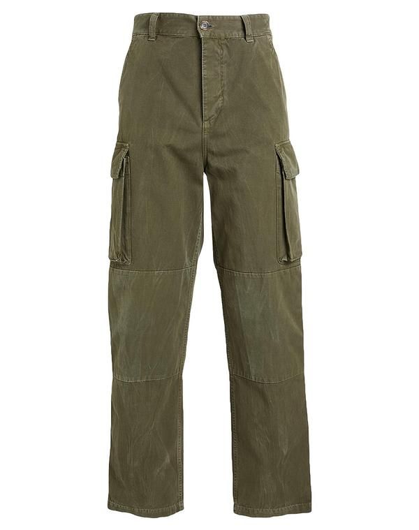 ロエベ メンズ ボトムス カジュアルパンツ カーゴパンツ LOEWE Military Green グリーン