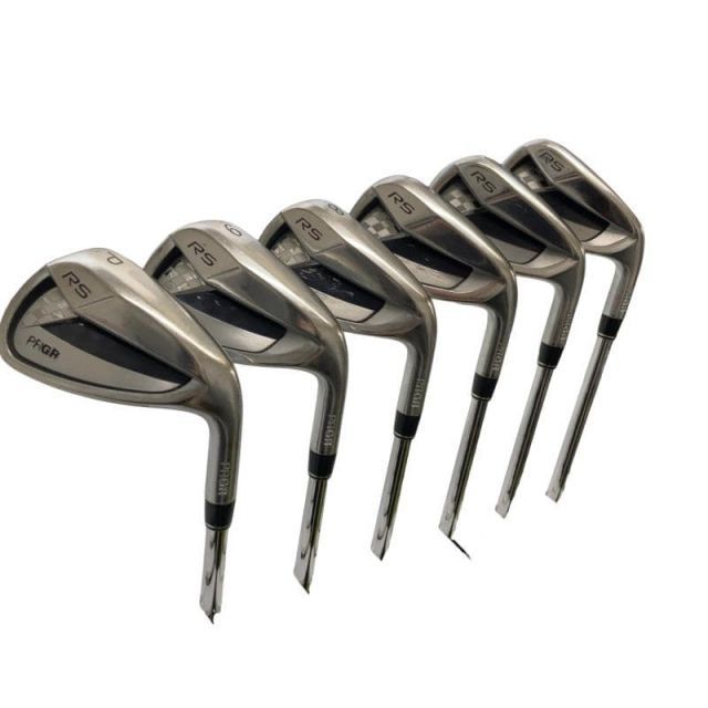 【中古】 プロギア RS チタンフェース 7S アイアンセット IR スペックスチールIII Ver.2 (フレックスS) メンズ 男性用 右利き 右用 Cランク ゴルフクラブ
