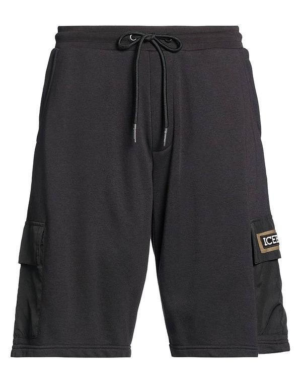 アイスバーグ メンズ ボトムス ハーフパンツ・ショーツ ショートパンツバミューダパンツ ICEBERG Black ブラック
