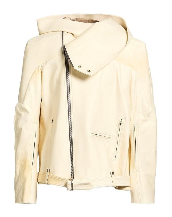 リックオウエンス メンズ アウター ジャケット・ブルゾン RICK OWENS Off White オフホワイト