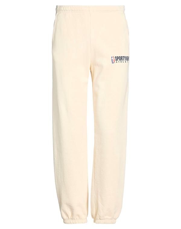 スポーティ アンド リッチ メンズ ボトムス カジュアルパンツ スウェットパンツ SPORTY RICH Beige ベージュ