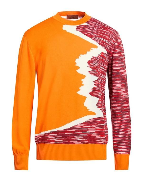 ミッソーニ メンズ トップス シャツ プルオーバー MISSONI Orange オレンジ