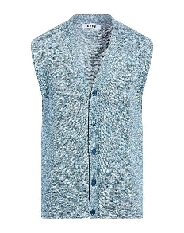 グリフォーニ メンズ アウター カーディガン GRIFONI Blue Gray グレー 37,570円