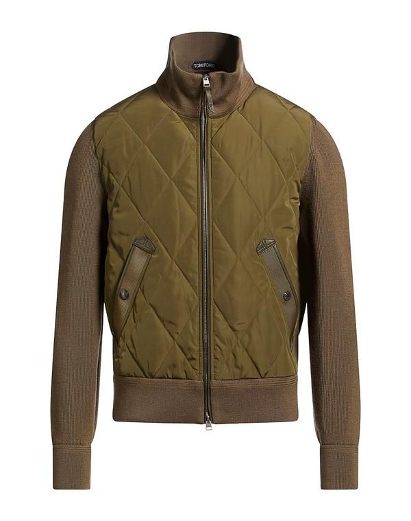トム・フォード メンズ アウター ジャケット・ブルゾン パファージャケット TOM FORD Military Green グリーン