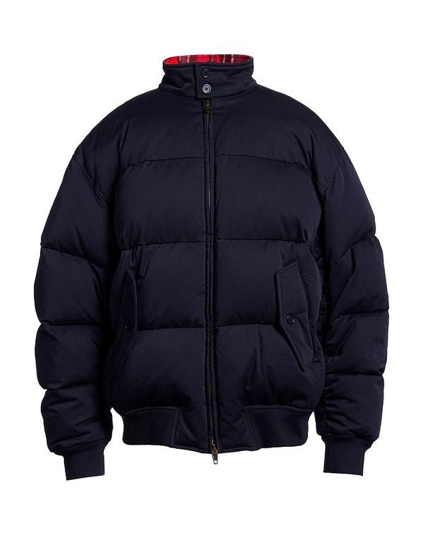 バレンシアガ メンズ アウター ジャケット・ブルゾン パファージャケット BALENCIAGA Navy ネイビー