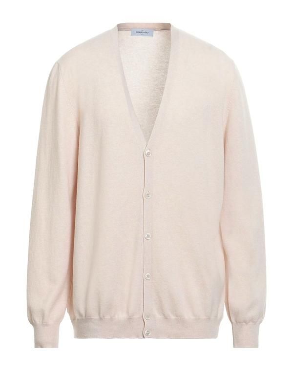 グランサッソ メンズ アウター カーディガン GRAN SASSO Beige ベージュ