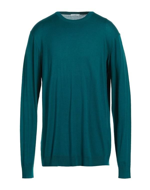 パウロペコラ メンズ トップス シャツ プルオーバー PAOLO PECORA Deep Teal ティール