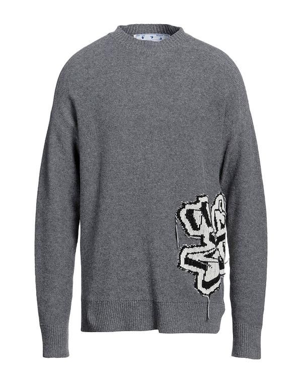 オフホワイト メンズ トップス シャツ プルオーバー OFFWHITE Gray グレー