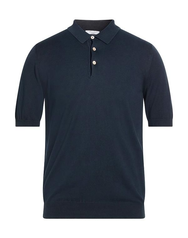 ボリオリ メンズ トップス ポロシャツ BOGLIOLI Midnight Blue ブルー