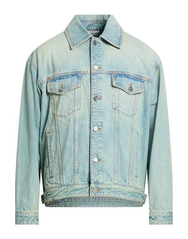 ヴァレンティノ メンズ アウター ジャケット・ブルゾン デニムブルゾン VALENTINO GARAVANI Blue ブルー