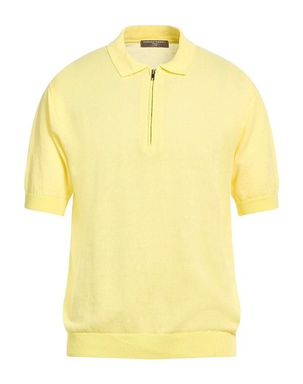 ダニエル フィエゾリ メンズ トップス ポロシャツ DANIELE FIESOLI Yellow イエロー