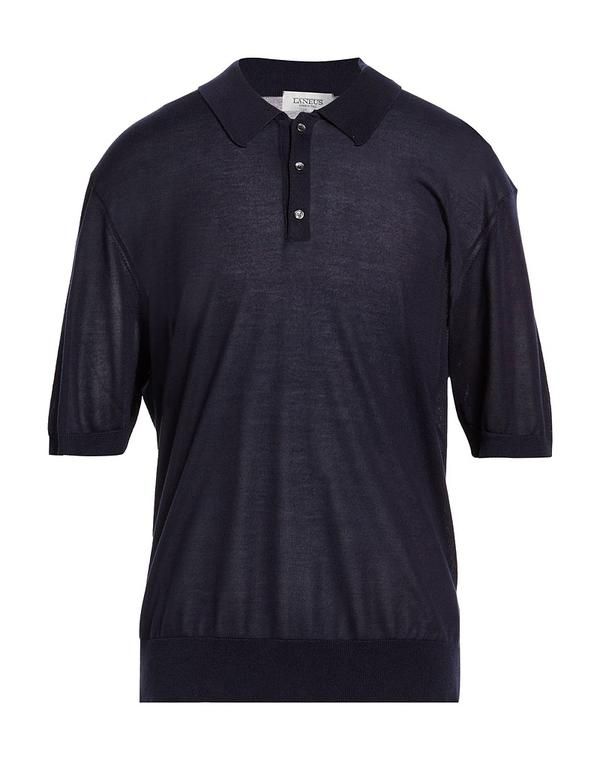 ラネウス メンズ トップス ポロシャツ LANEUS Navy ネイビー