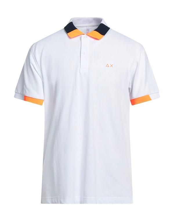サンシックスティーエイト メンズ トップス ポロシャツ SUN 68 White ホワイト