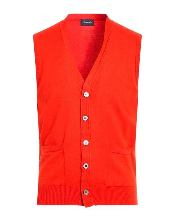 ドルモア メンズ アウター カーディガン DRUMOHR Tomato Red レッド