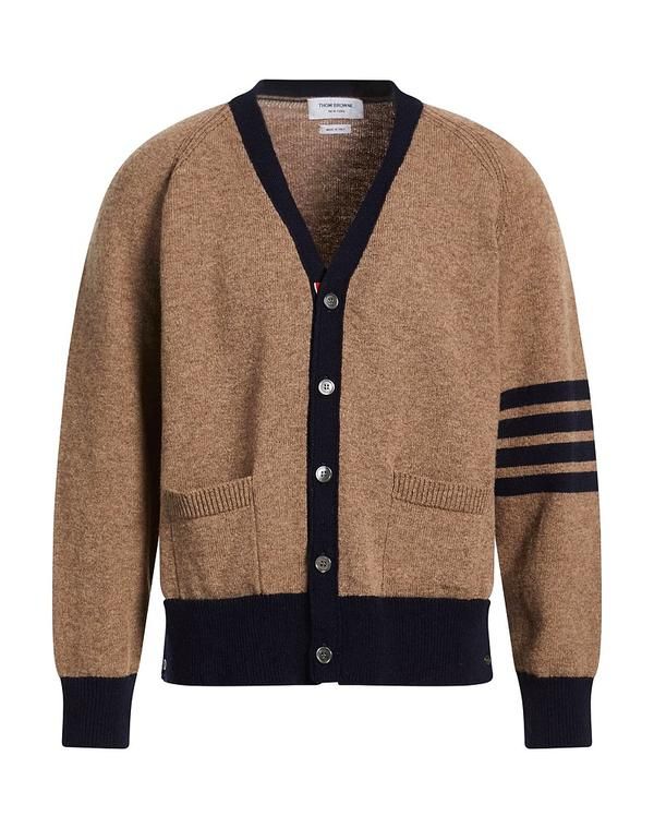 トムブラウン メンズ アウター カーディガン THOM BROWNE Brown ブラウン