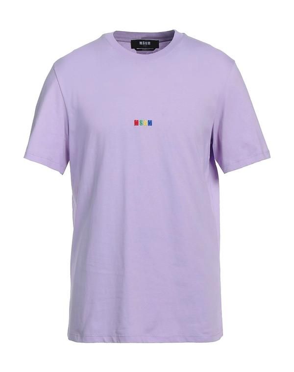 エムエスジイエム メンズ トップス Tシャツ MSGM Lilac ライラック