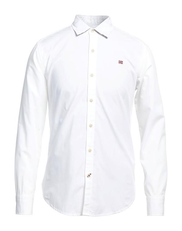 ナパピリ メンズ トップス シャツ NAPAPIJRI White ホワイト